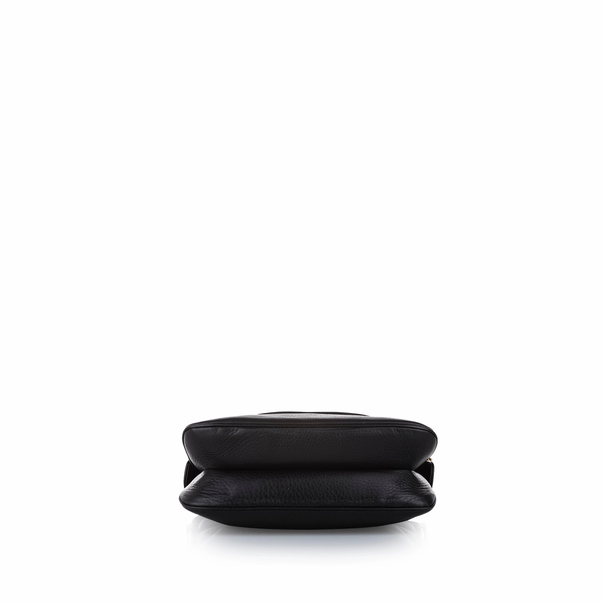 1973 Leather Shoulder Bag Black