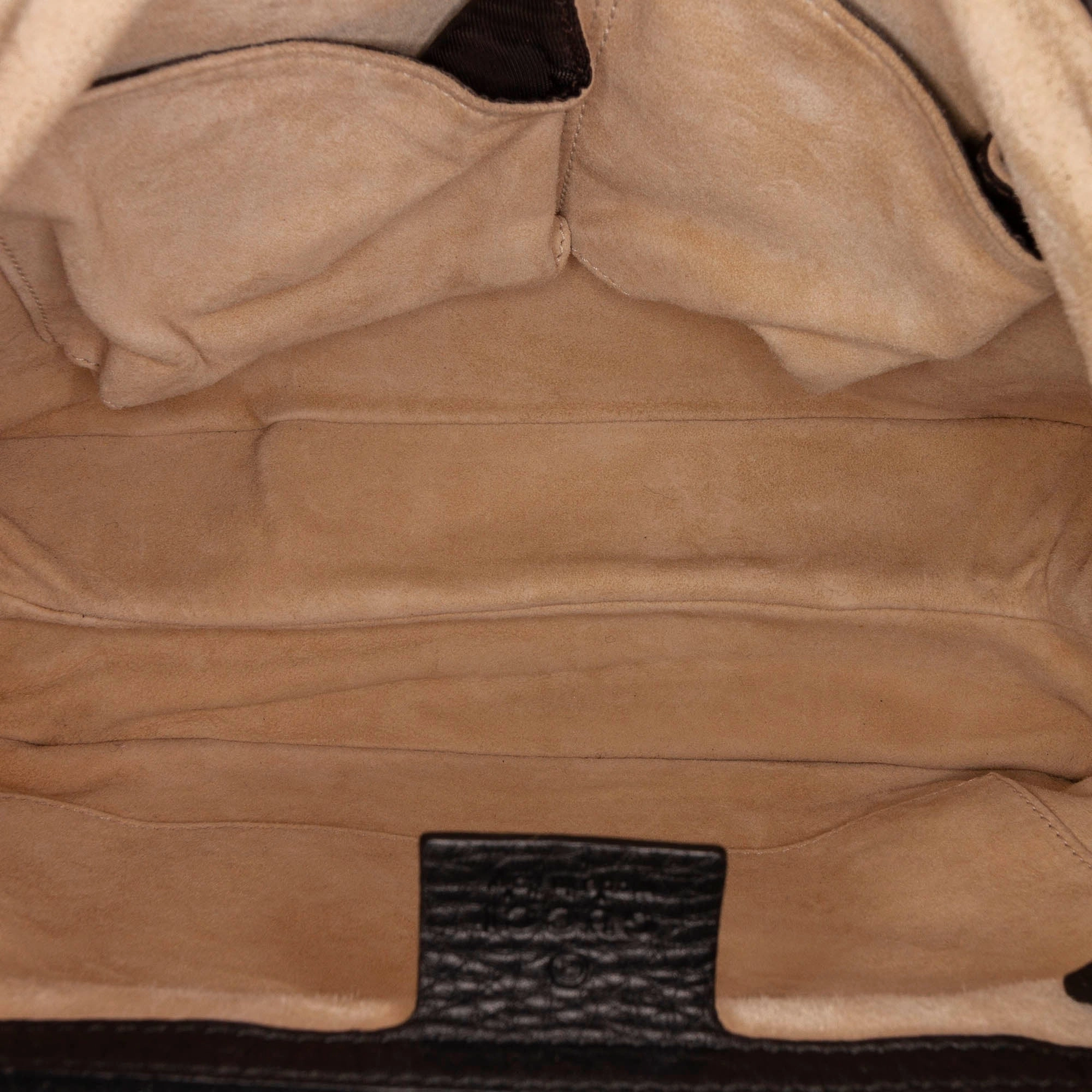 1973 Leather Shoulder Bag Black