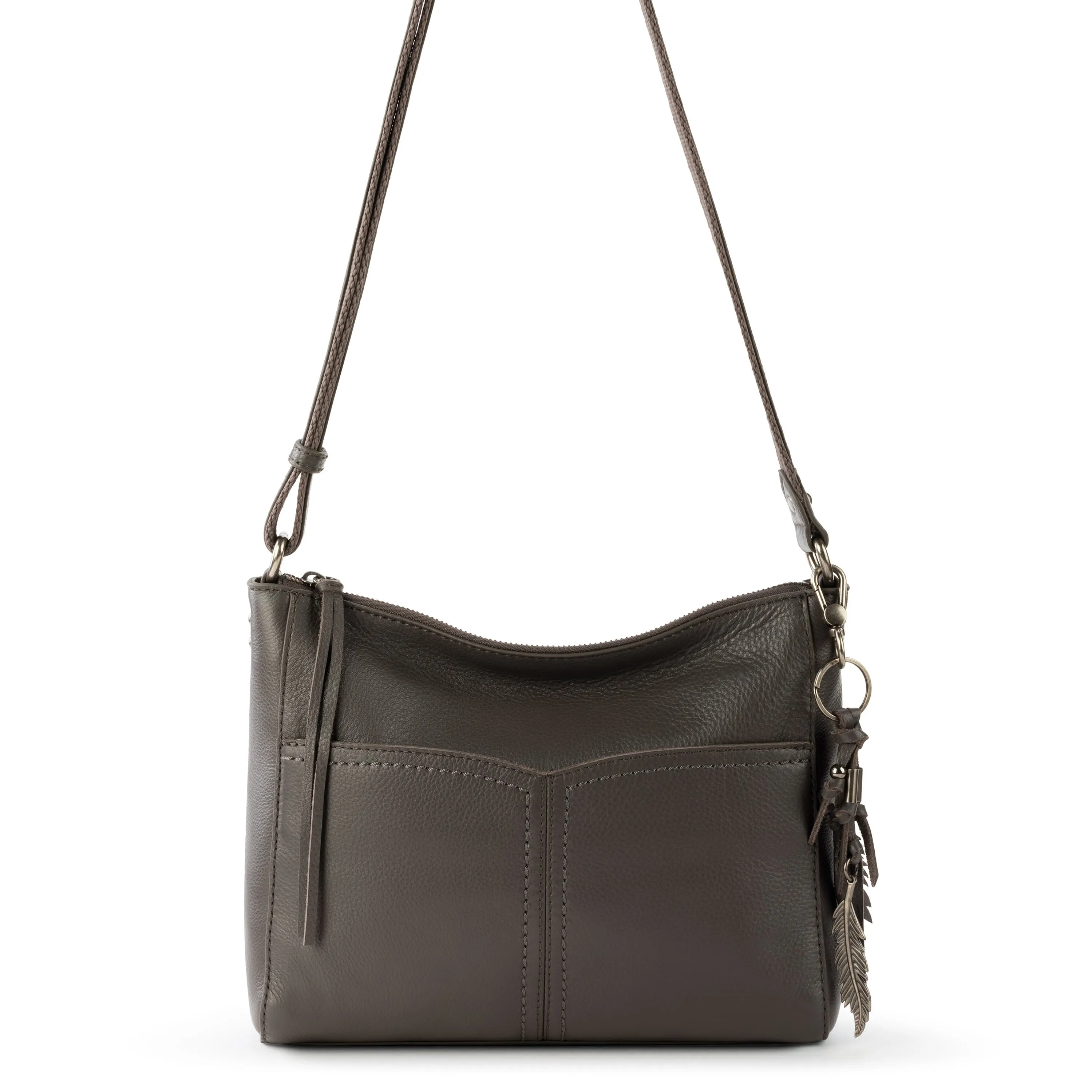 Alameda Crossbody - Leather - Slate