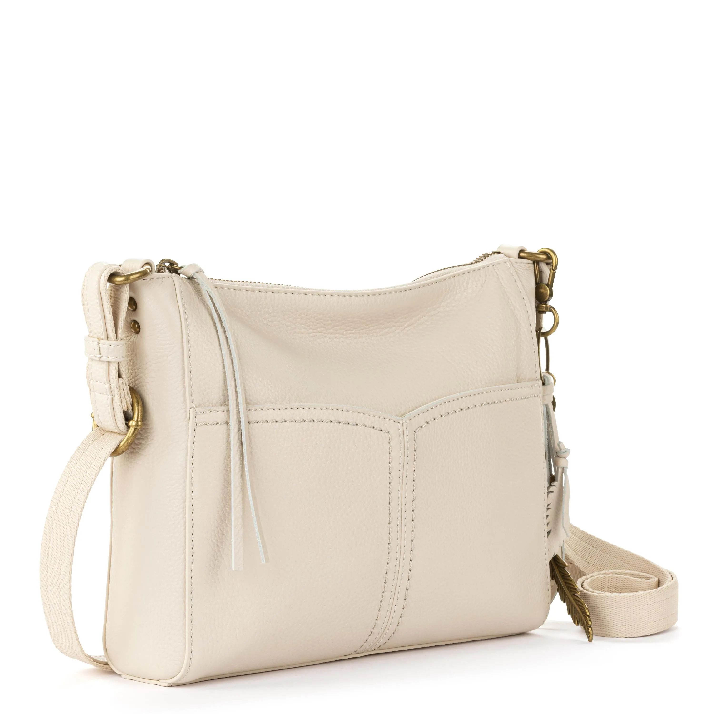 Alameda Crossbody - Leather - Stone