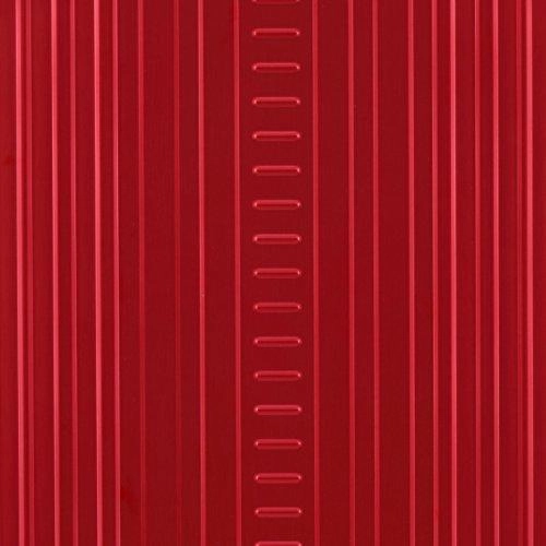 Aleon 20" Vertical Carry-On Aluminum Hardside Luggage Or Business Briefcase (Ruby) Red