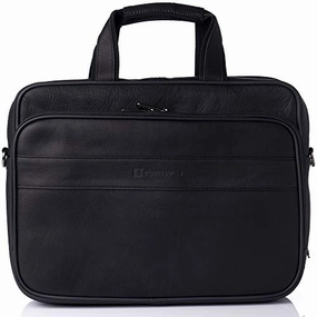 Alpine Swiss Messenger Bag Colombian Leather 15.6 Laptop Briefcase Portfolio