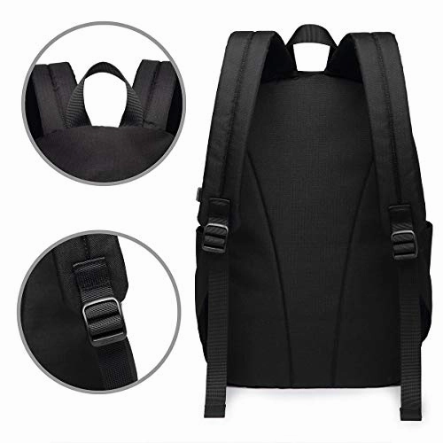 American Flag Largemouth Bass Fish Fishing USB Backpack School Bag School Bookbag Travel Bag Computer Bag