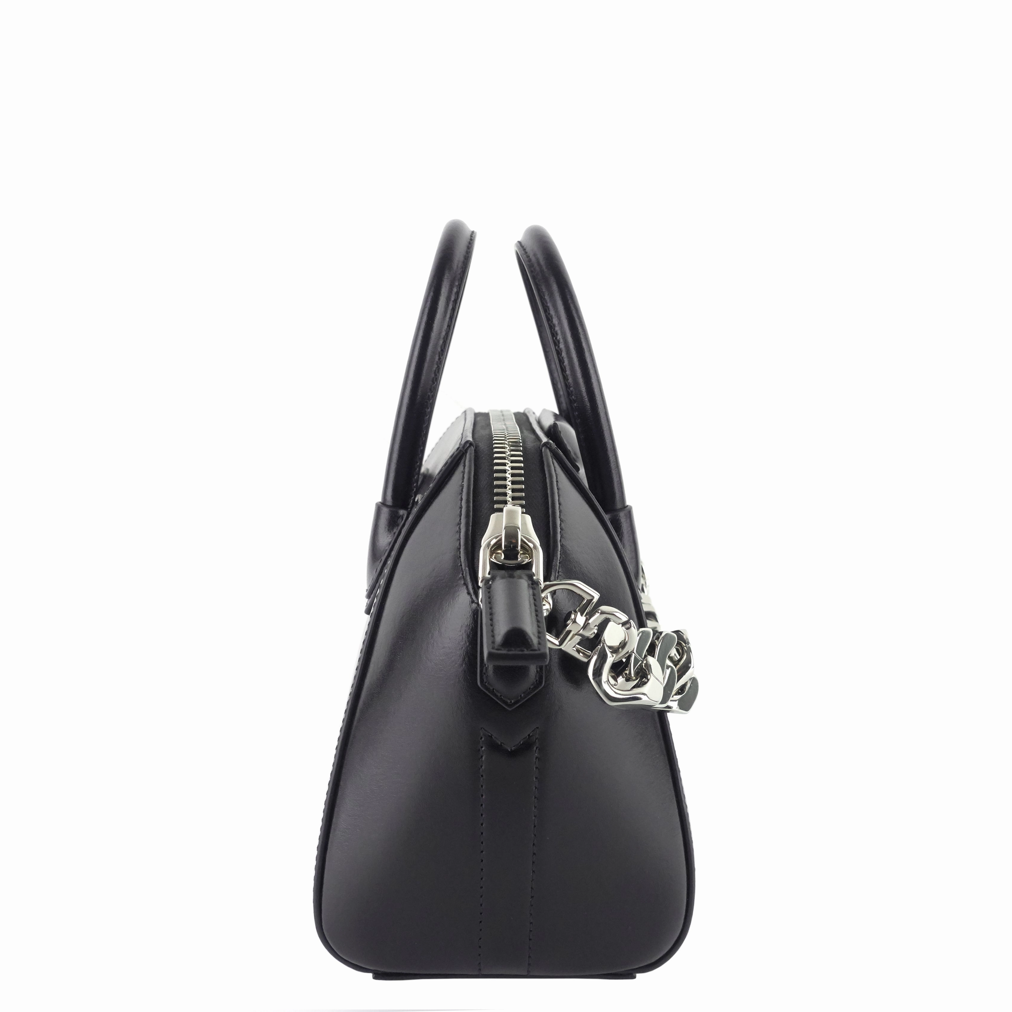 Antigona G Chain Mini Calfskin Leather Bag