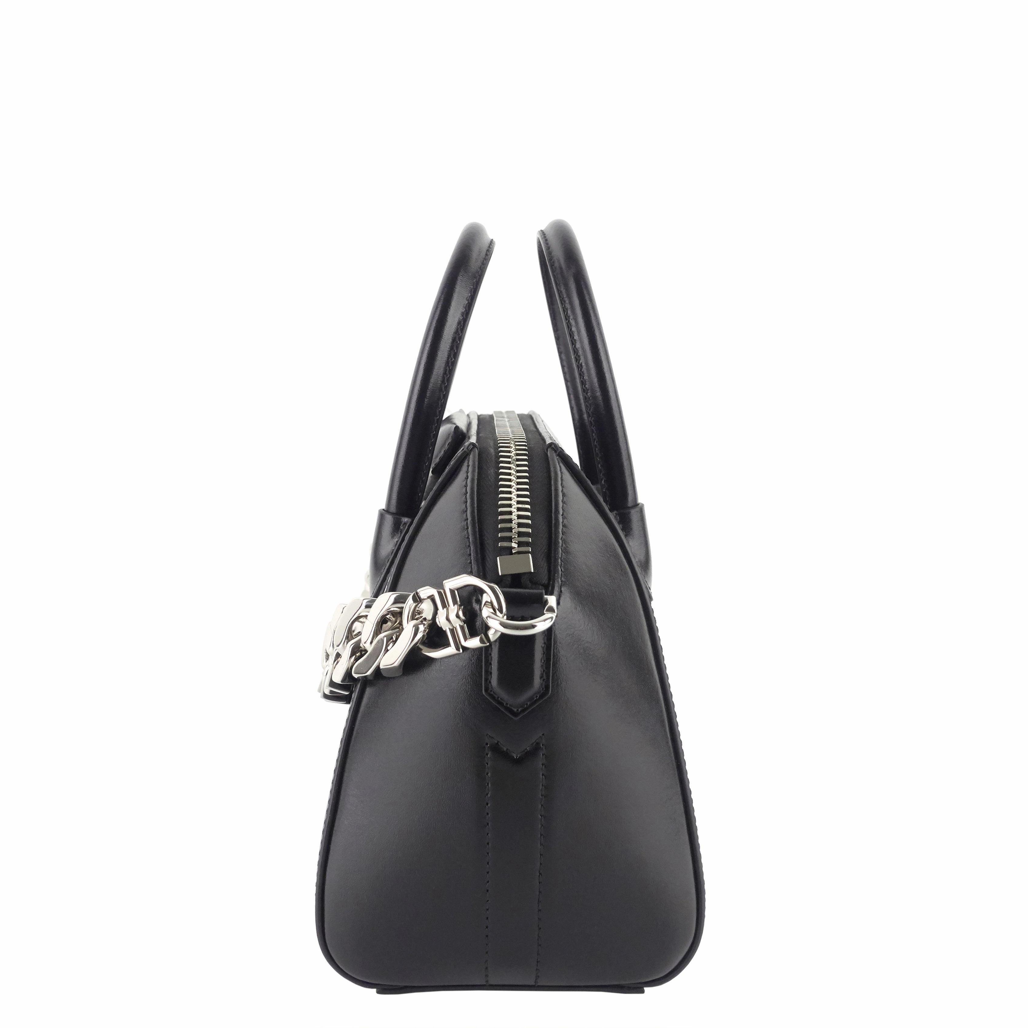 Antigona G Chain Mini Calfskin Leather Bag