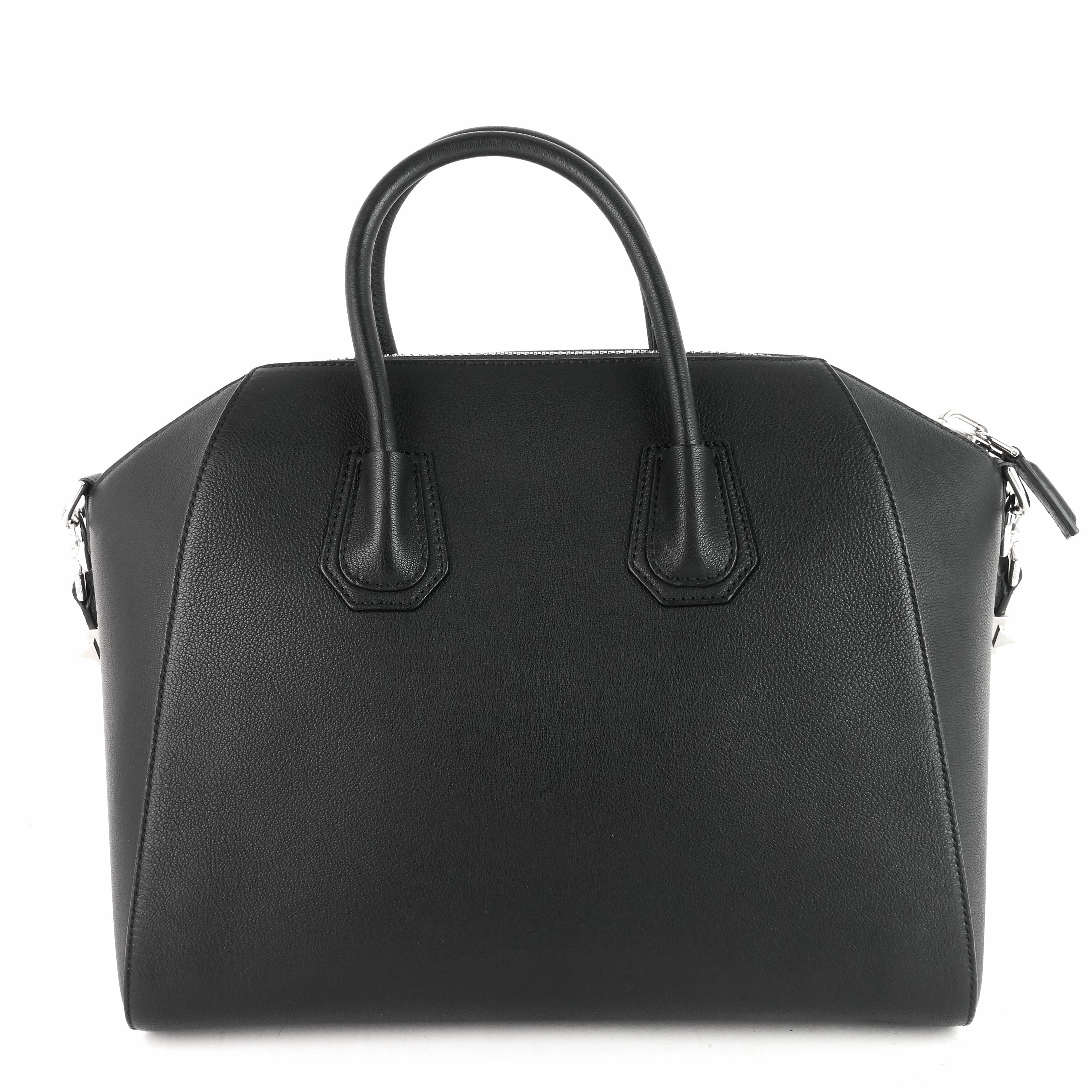 Antigona Medium Pebbled Calfskin Bag