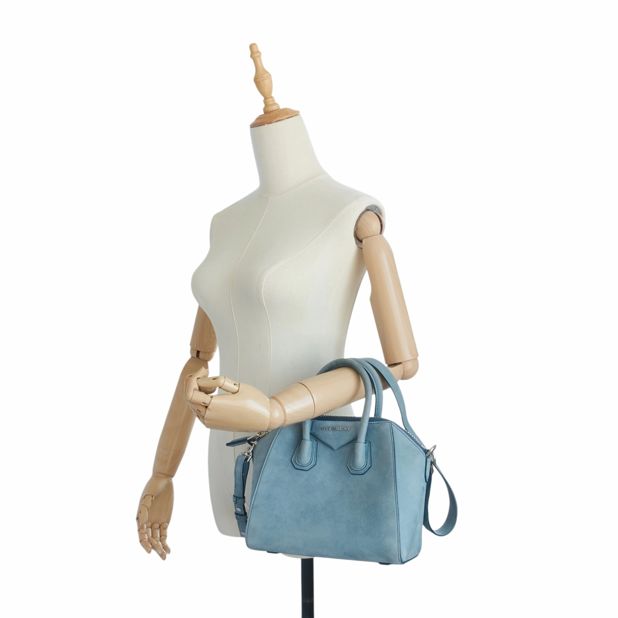 Antigona Mini Nubuck Leather Bag