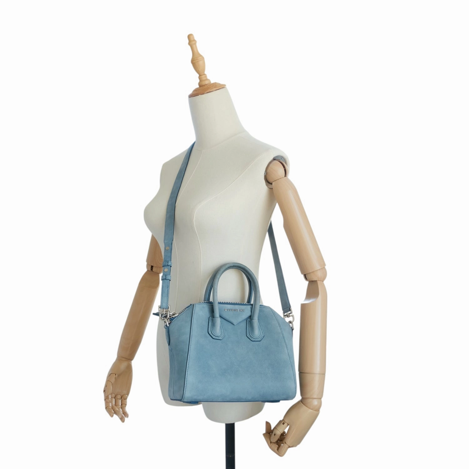 Antigona Mini Nubuck Leather Bag