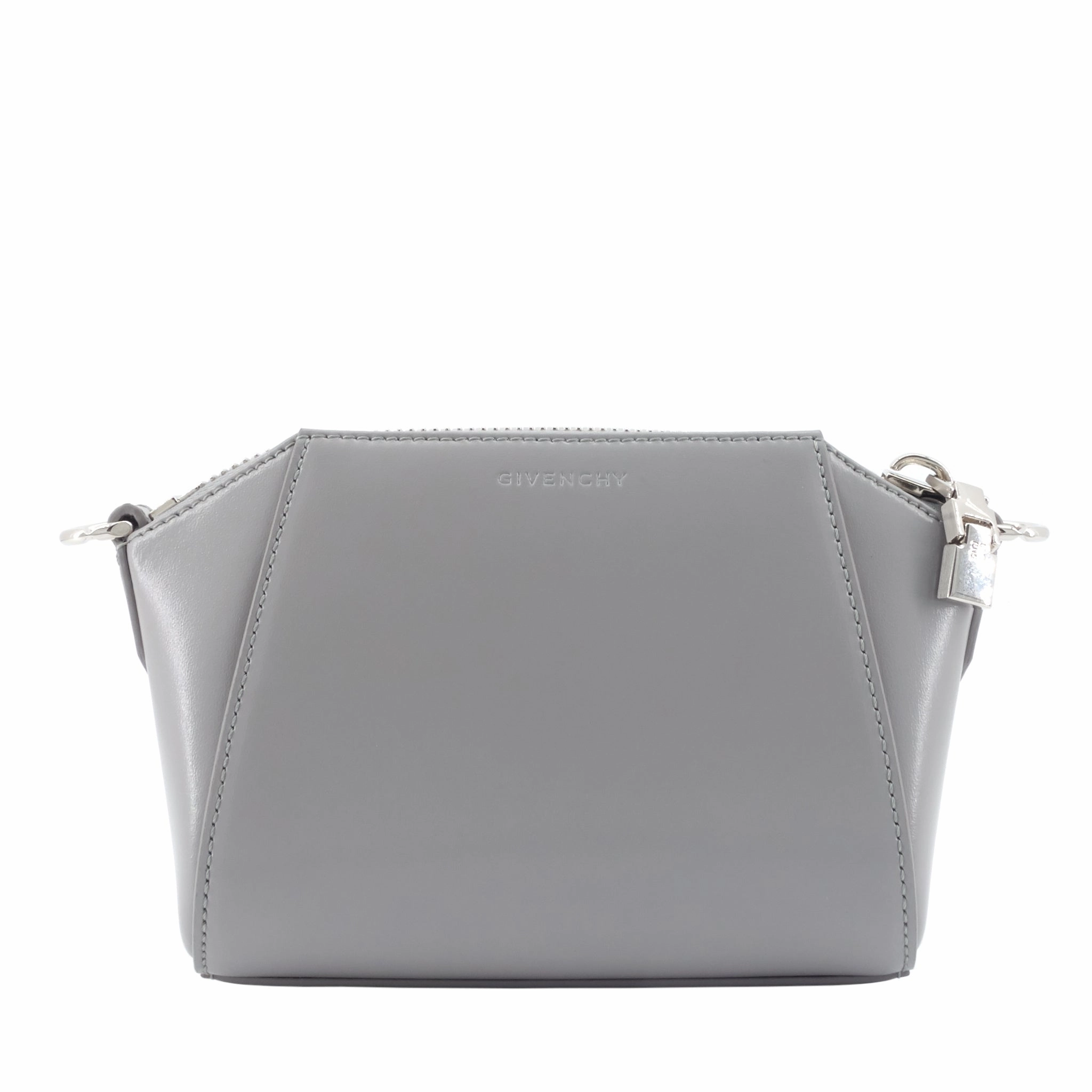 Antigona Nano Calfskin Leather Crossbody Bag