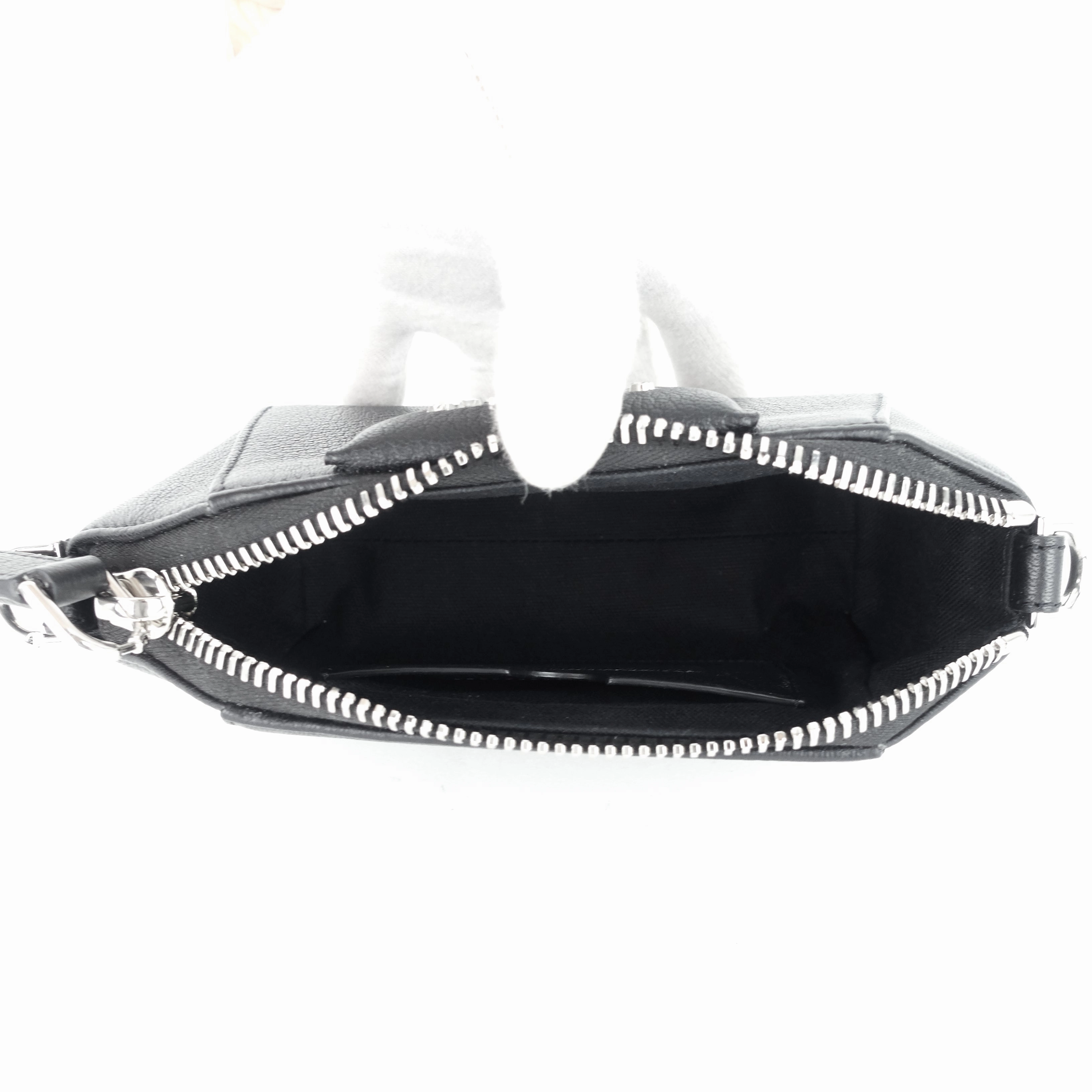 Antigona Nano Goatskin Leather Crossbody Bag