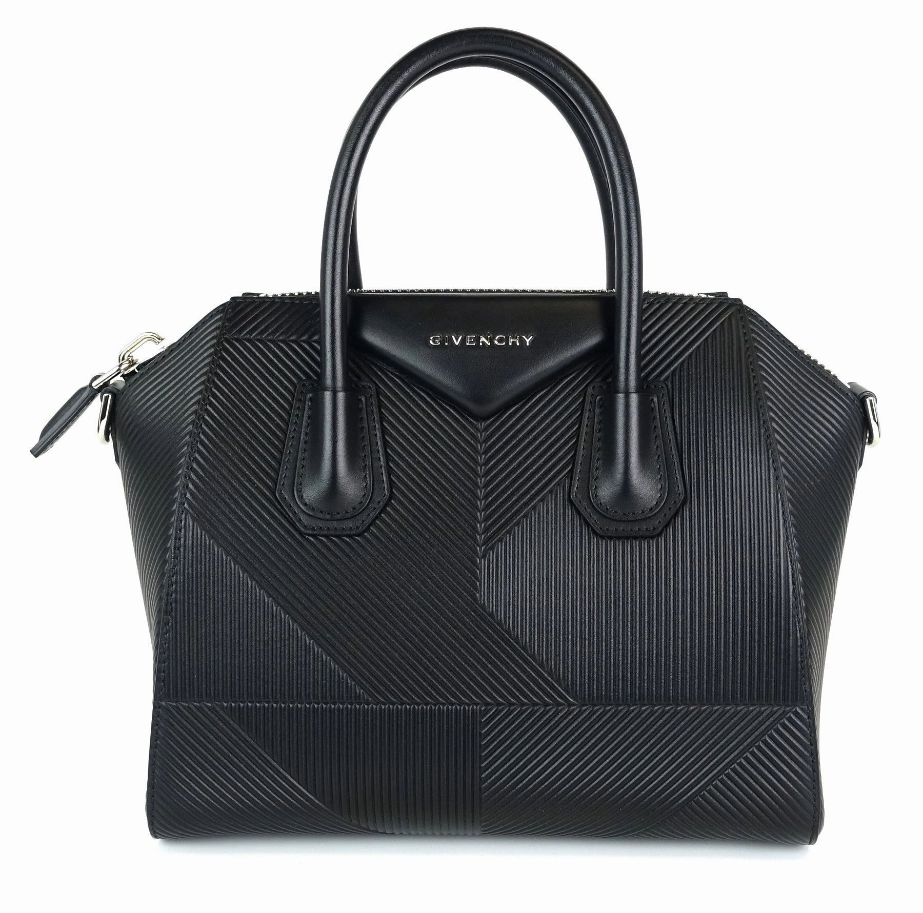 Antigona Patterned Calf Leather Small Bag