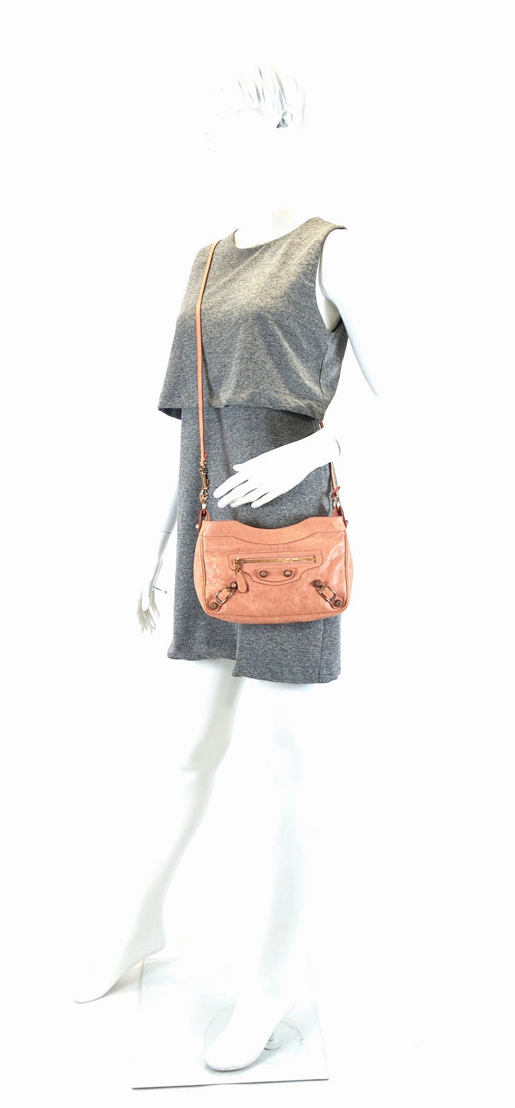 Arena Hip Leather Giant Studs Bag