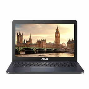 Asus L402Wa-Eh21 Thin And Light 14?Hd Laptop; Amd E2-6110 Quad Core 1.5Ghz Processor,Amd Radeon R2