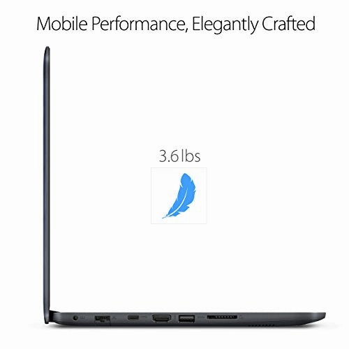 Asus L402Wa-Eh21 Thin And Light 14?Hd Laptop; Amd E2-6110 Quad Core 1.5Ghz Processor,Amd Radeon R2
