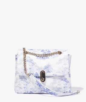 Ayasisi landscape leather puffer shoulder bag