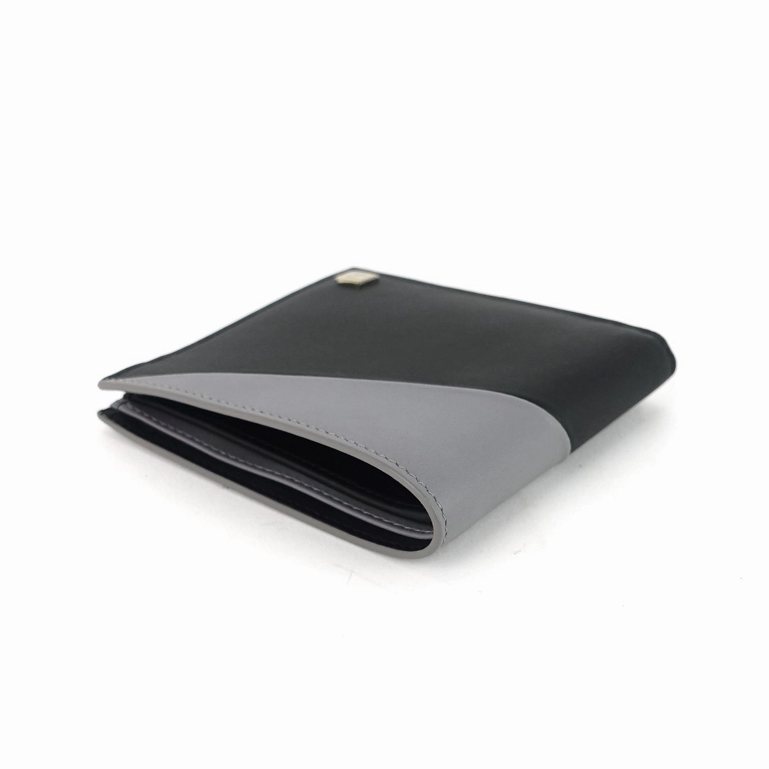 B-Line Square Bifold Lambskin Leather Wallet