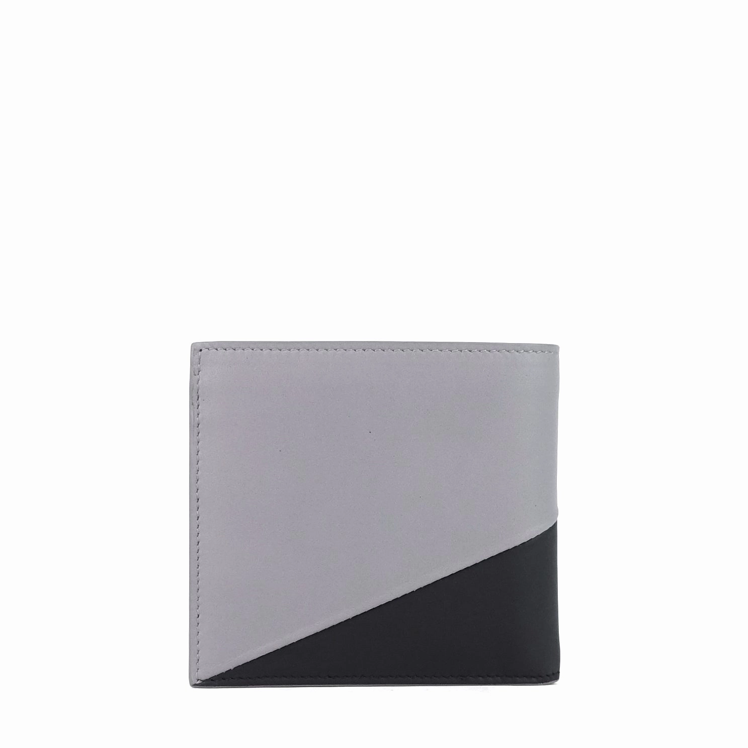 B-Line Square Bifold Lambskin Leather Wallet