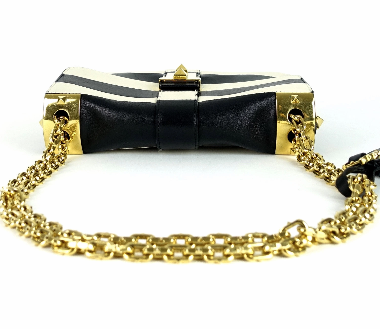 B-Rockstud Medium Calf Leather Shoulder Bag