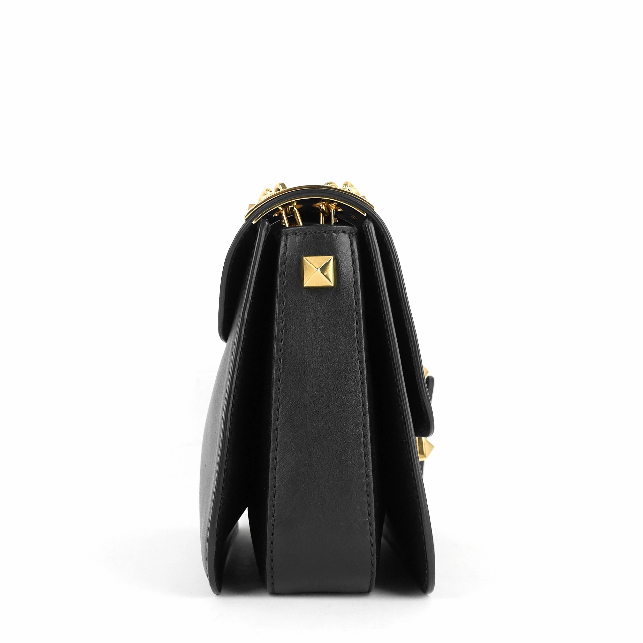 B-Rockstud Medium Calfskin Shoulder Bag