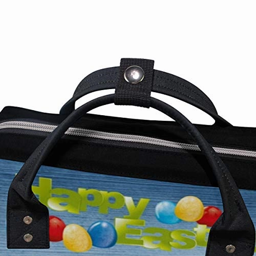 Backpack Easter Egg Rabbits Colorful Chocolate Mens Laptop Backpacks Hiking Bag School Daypack
