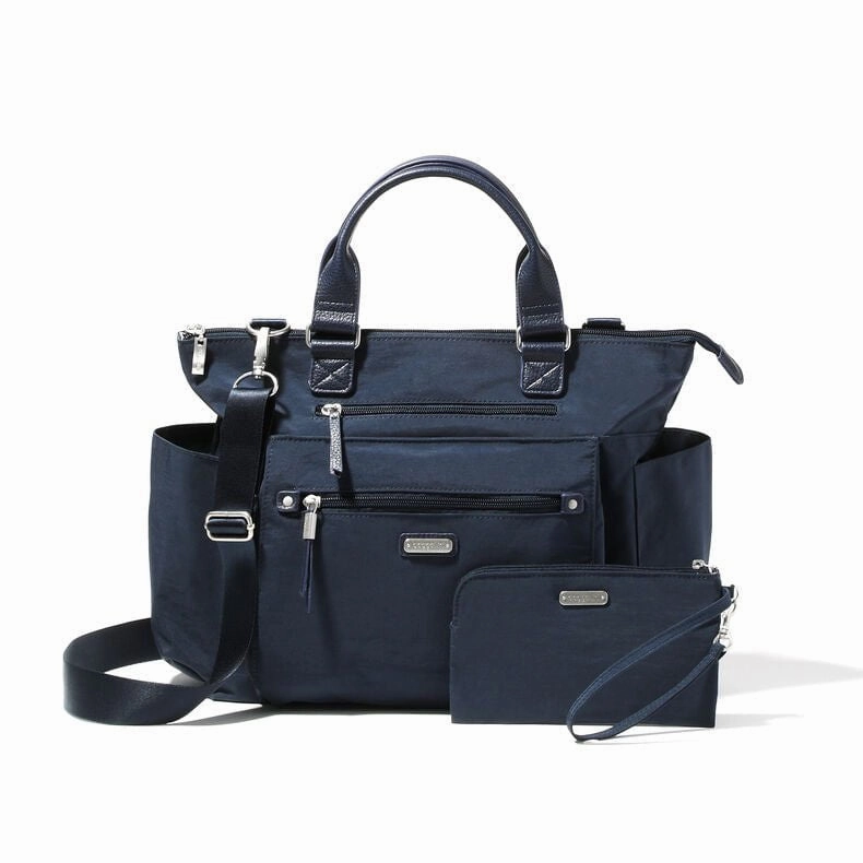 Baggallini 3-in-1 Convertible Backpack With RFID Phone Wristlet