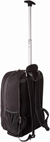 Baggallini Wheeled Laptop Backpack, black/charcoal