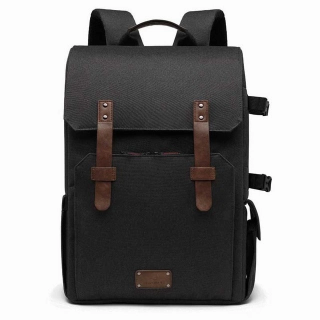 Bagsmart Multifunctional Camera Backpack For Slr/Dslr Cameras 15.6" Laptop Camera Bag With
