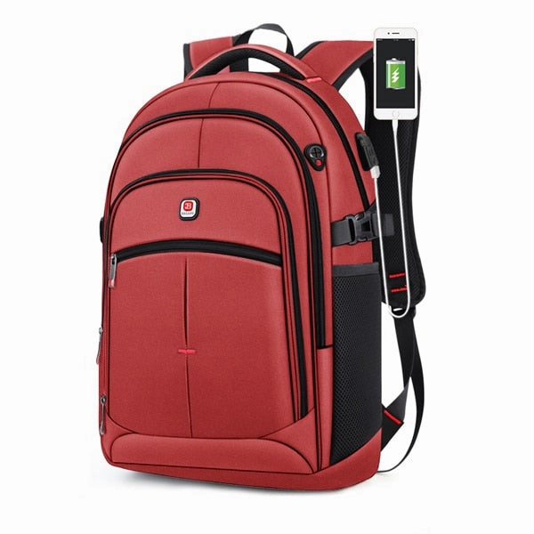 Balang Brand 2019 New Men'S Casual Backpacks Waterproof 15.6 Inch Laptop Backpack Usb Large