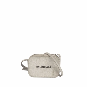 Balenciaga Everyday Glitter Camera Crossbody Bag