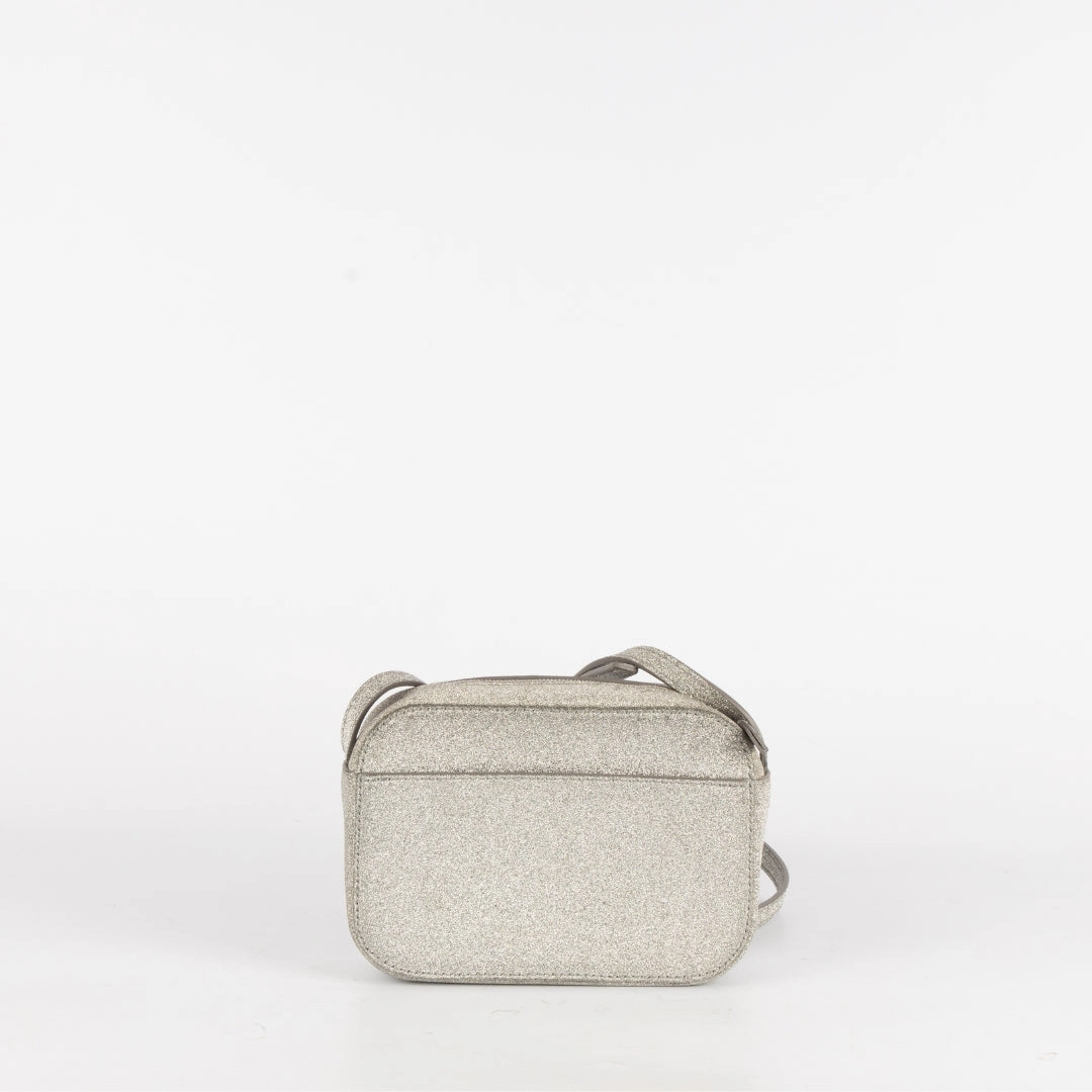 Balenciaga Everyday Glitter Camera Crossbody Bag
