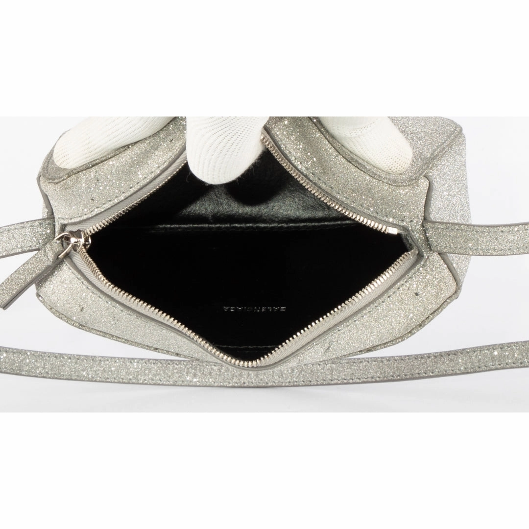 Balenciaga Everyday Glitter Camera Crossbody Bag