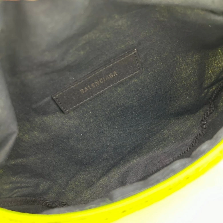 Balenciaga Nylon Yellow Crossbody Bag
