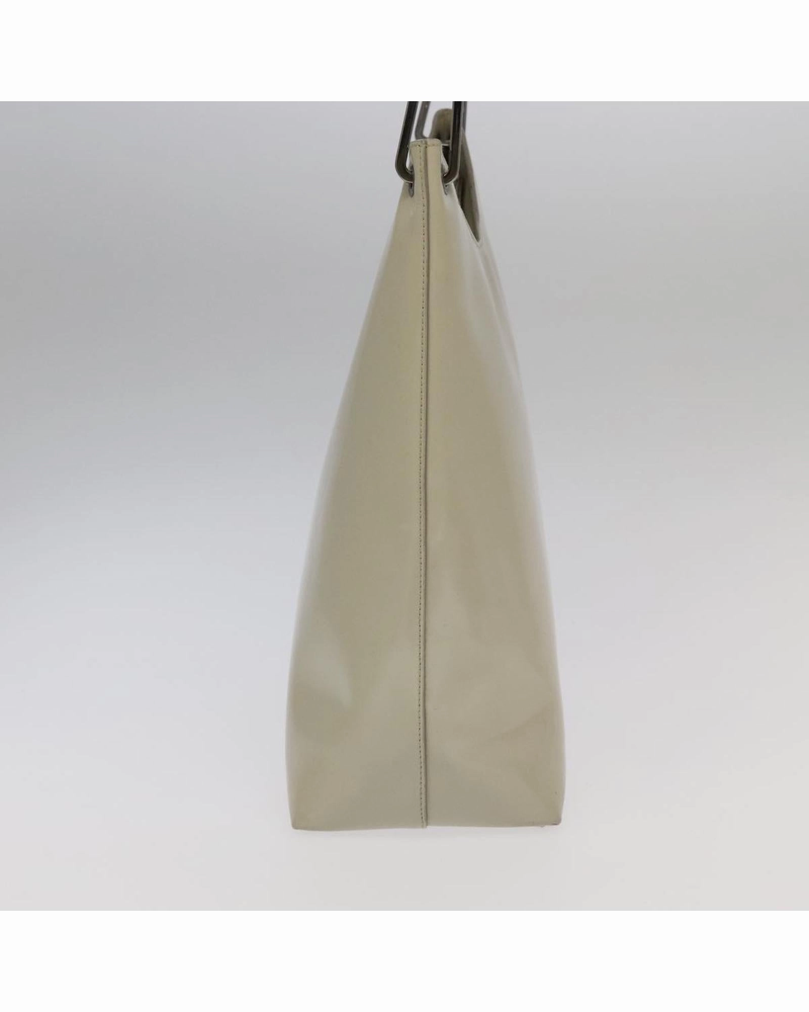Bamboo Enamel Shoulder Bag with Unique Detailing