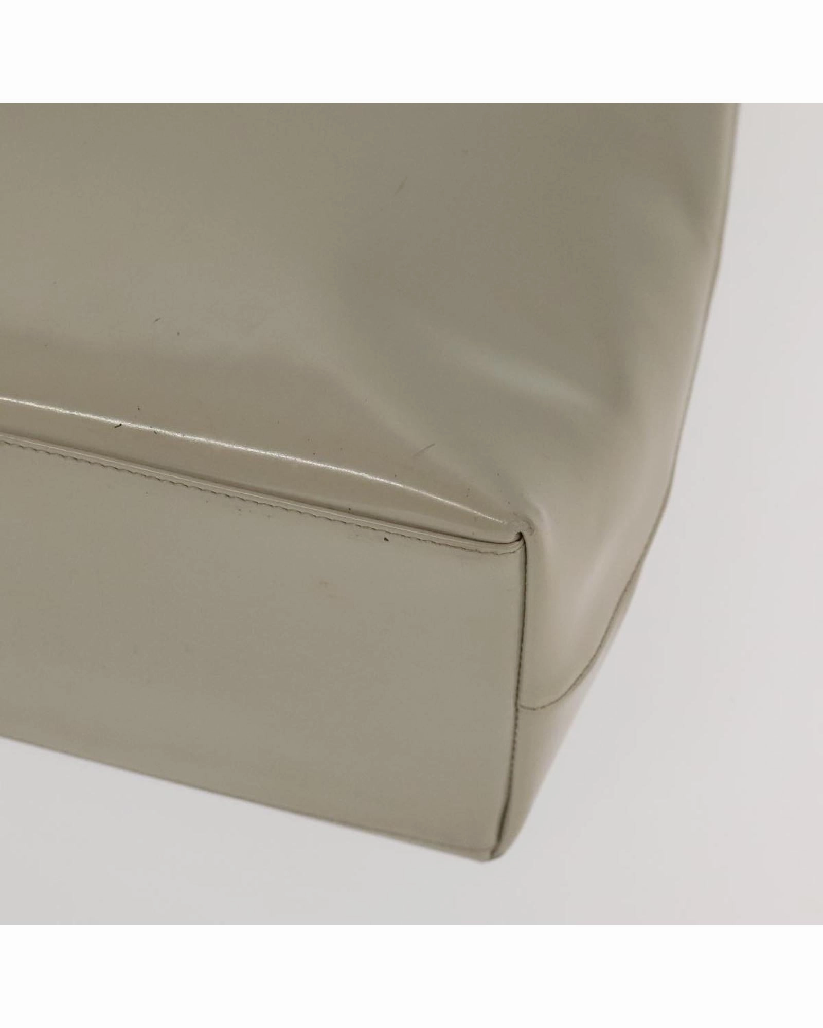 Bamboo Enamel Shoulder Bag with Unique Detailing