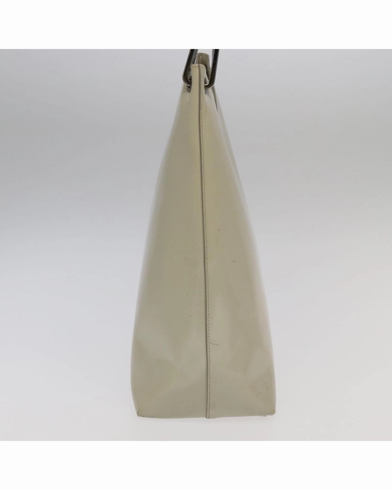 Bamboo Enamel Shoulder Bag with Unique Detailing