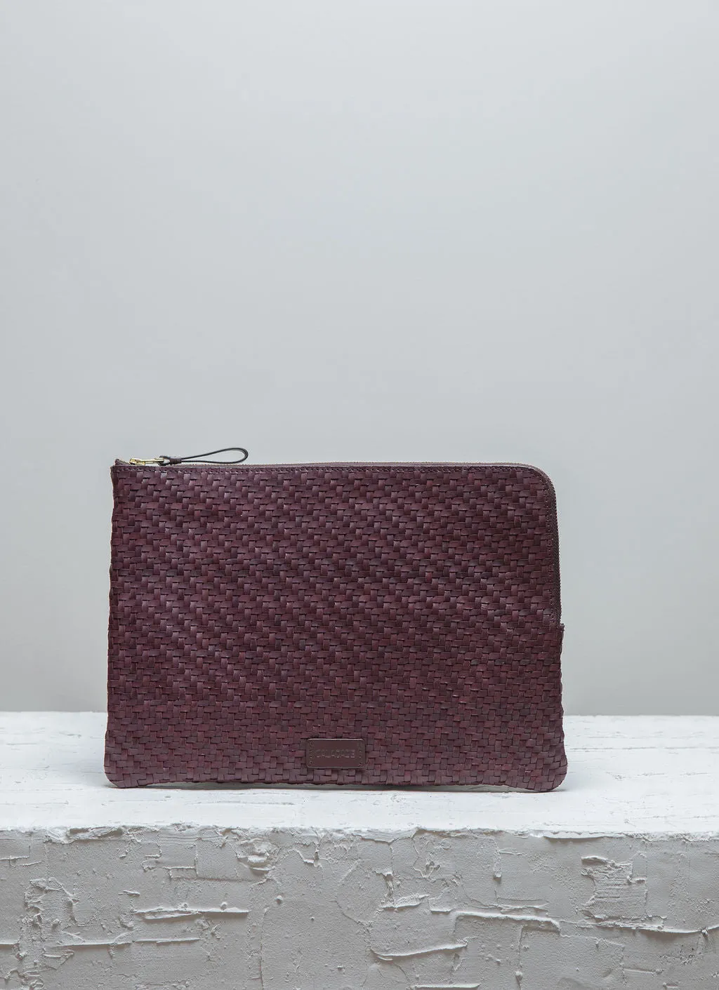 BATU L Dark Maroon Twill Pouch