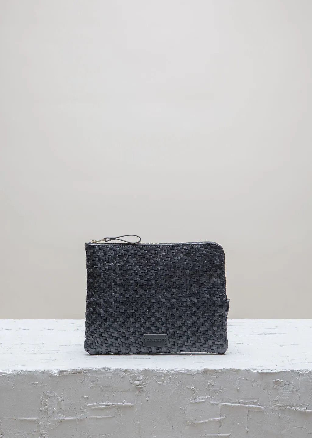 BATU S Black Navy Twill Pouch
