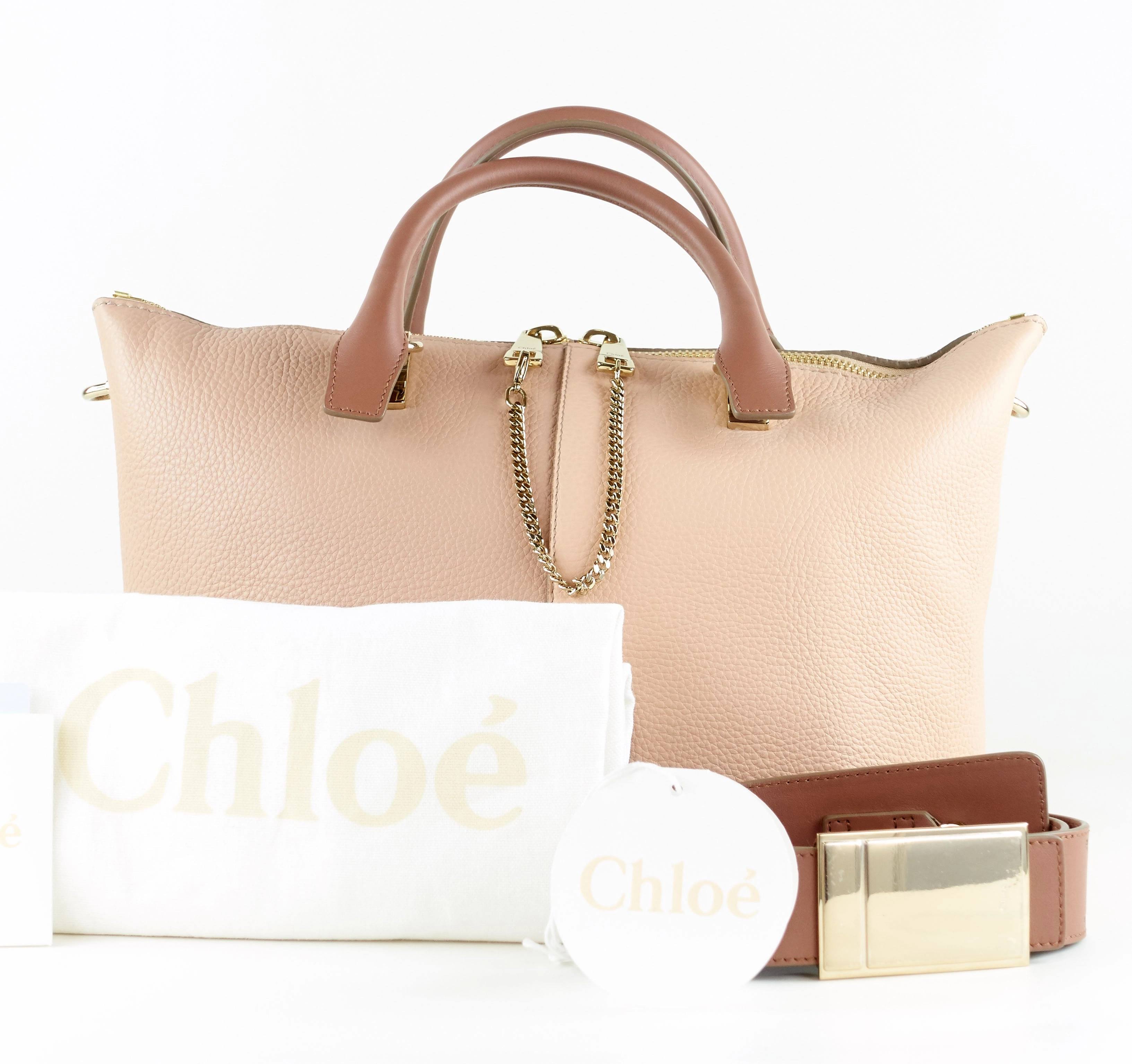 Baylee Leather Two Tone Medium Bag