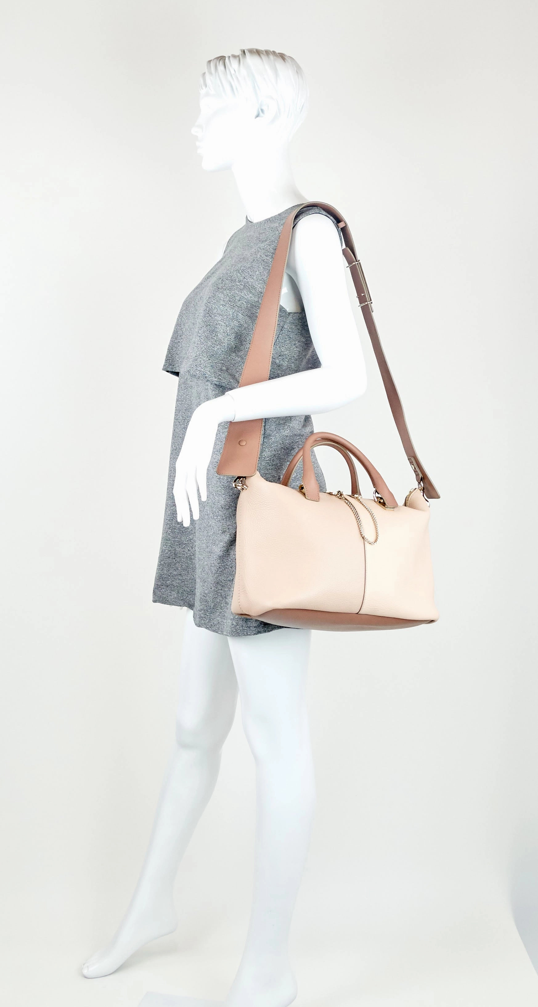 Baylee Leather Two Tone Medium Bag