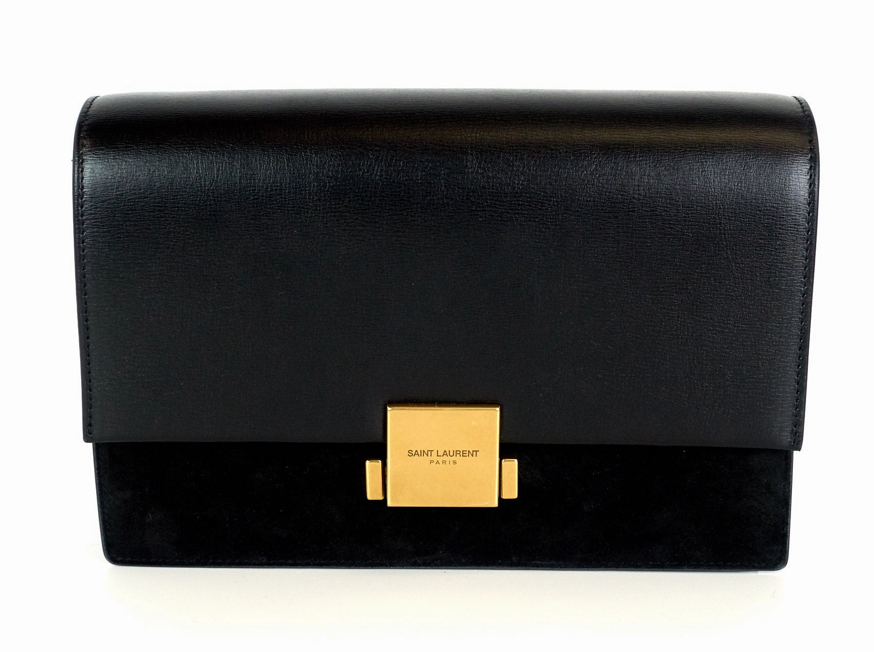 Bellechasse Calf Leather and Suede Medium Bag
