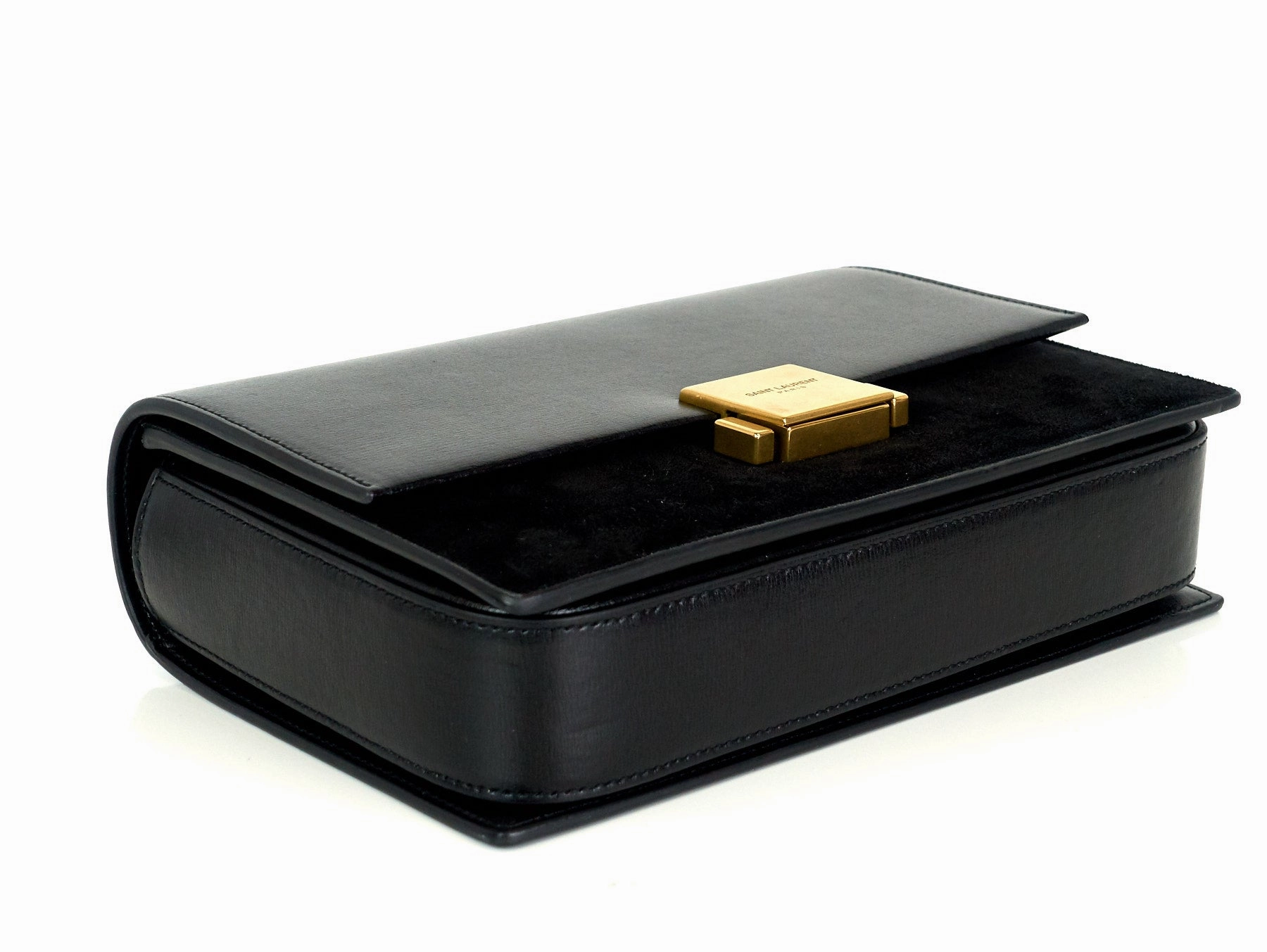 Bellechasse Calf Leather and Suede Medium Bag