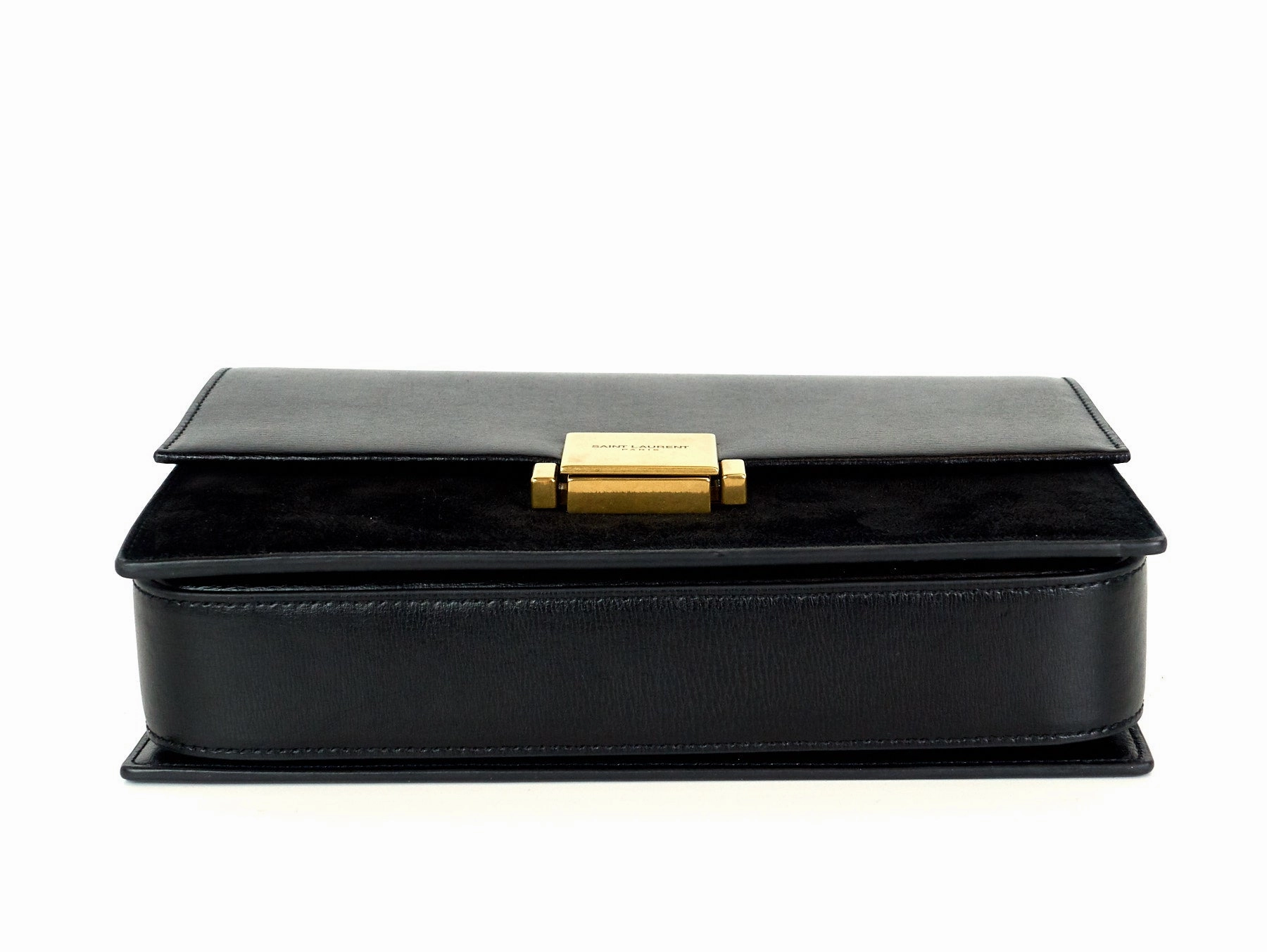 Bellechasse Calf Leather and Suede Medium Bag