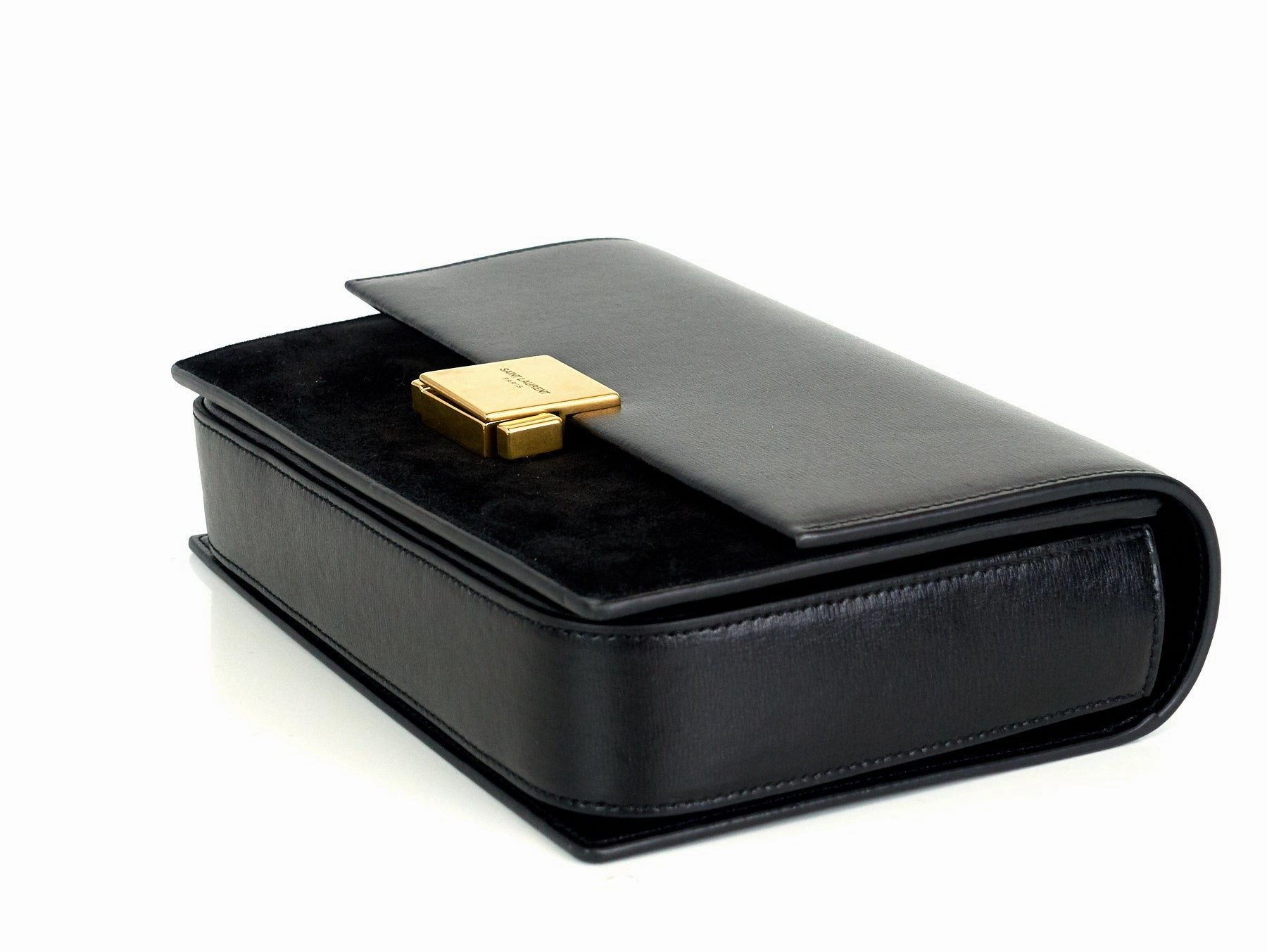 Bellechasse Calf Leather and Suede Medium Bag