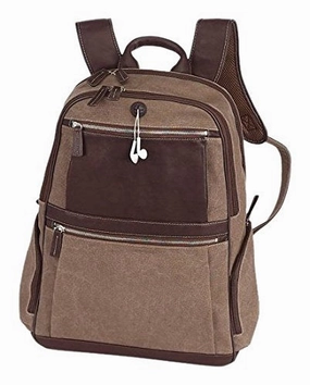 BELLINO Autumn Computer Backpack Scan Express, Brown