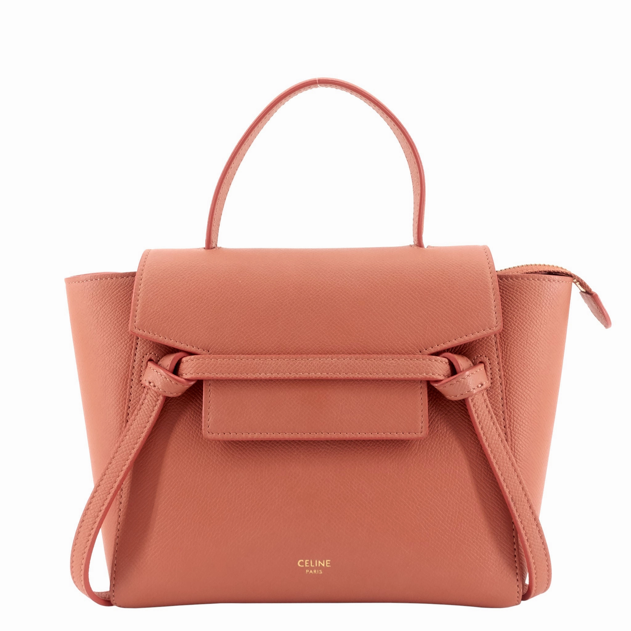 Belt Micro Textured Leather Bag
