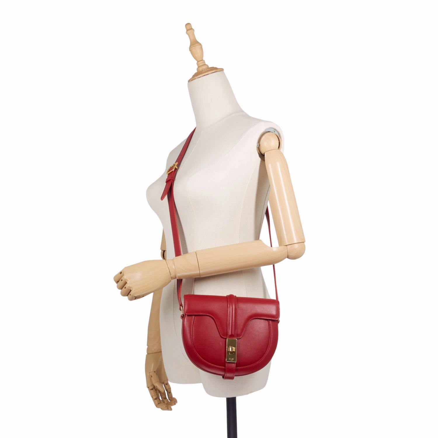 Besace 16 Small Satinated Leather Bag