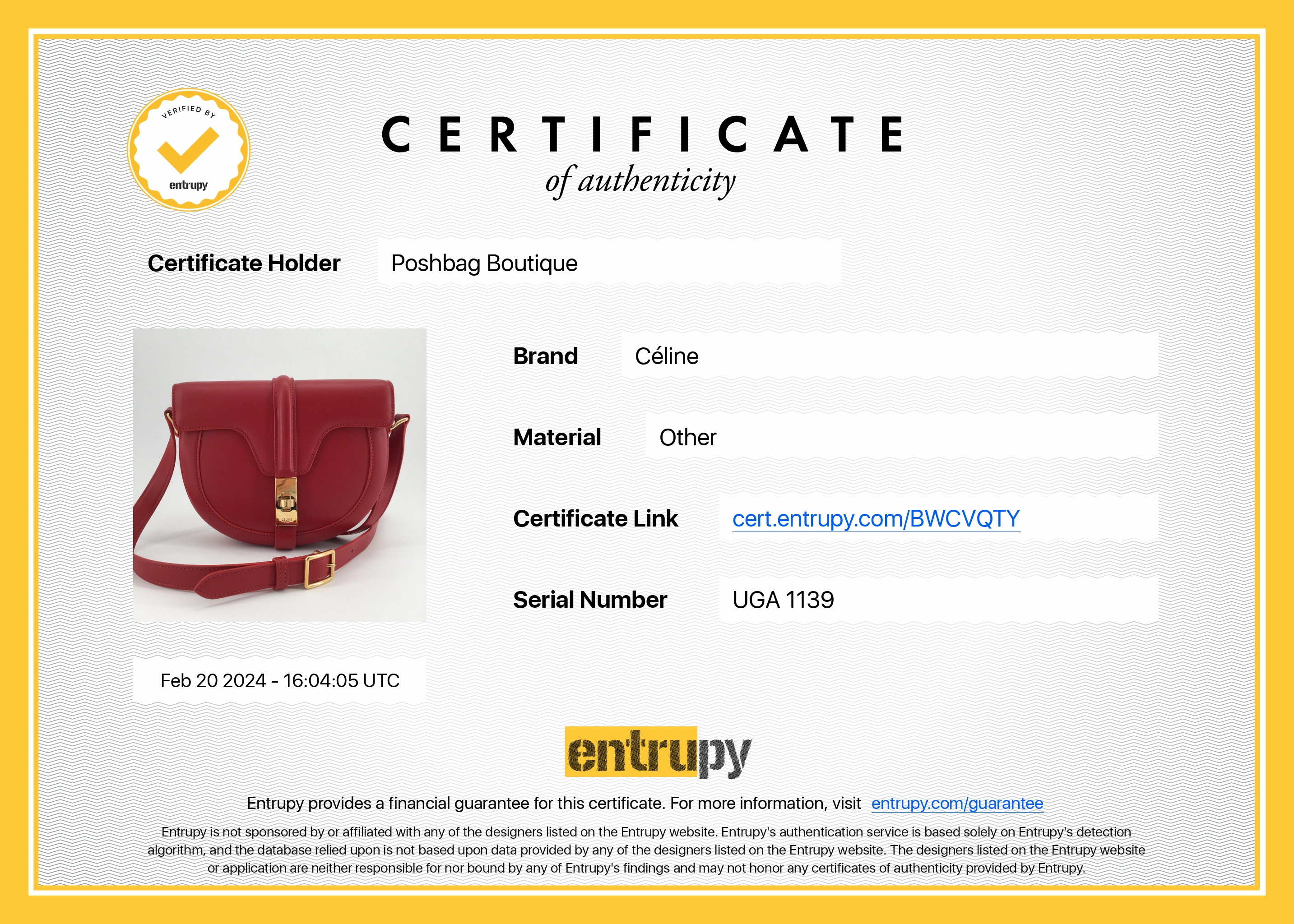 Besace 16 Small Satinated Leather Bag