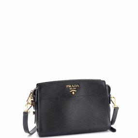 Bibliotheque Crossbody Saffiano Leather