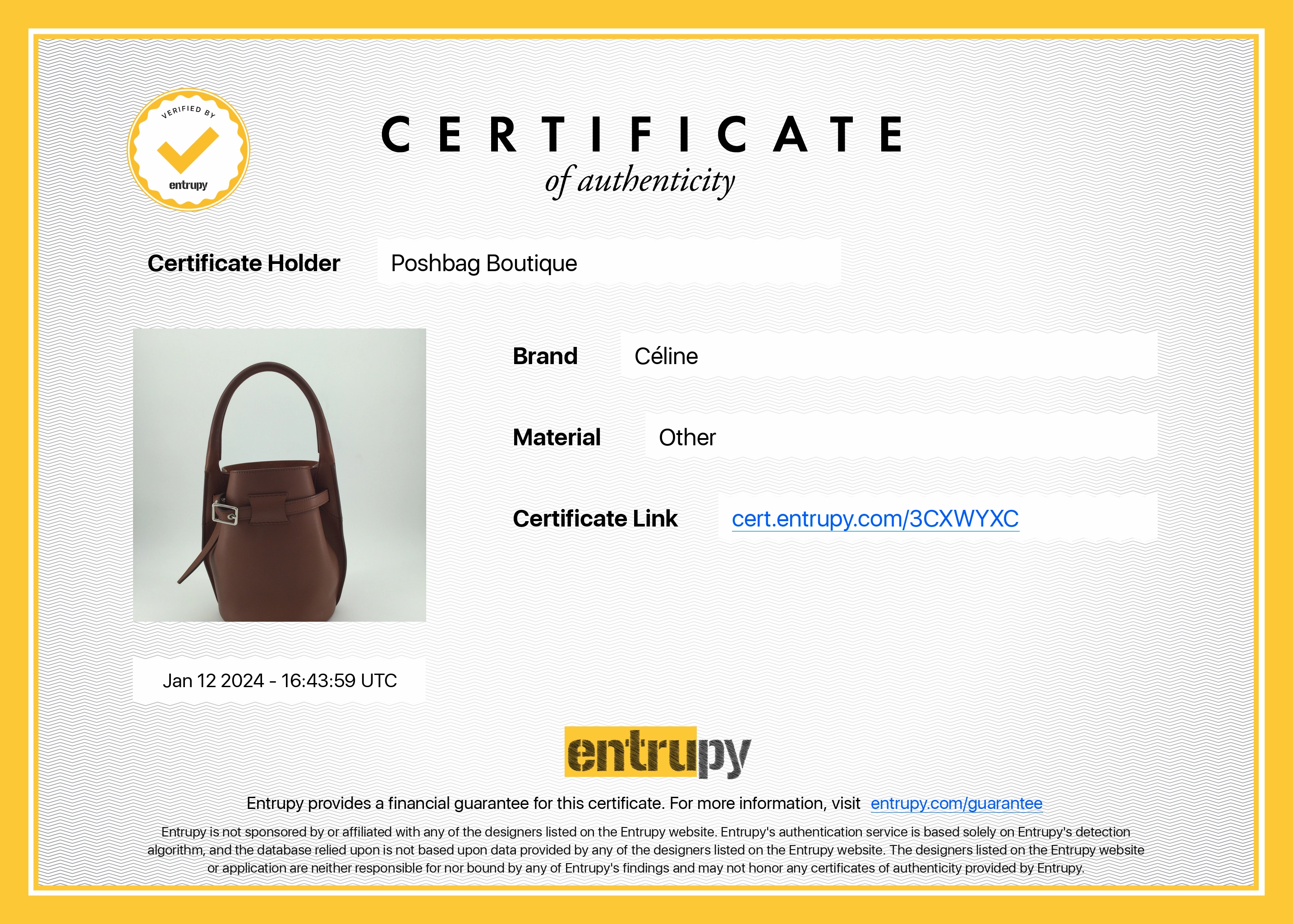 Big Bag Nano Calfskin Leather Bucket Bag