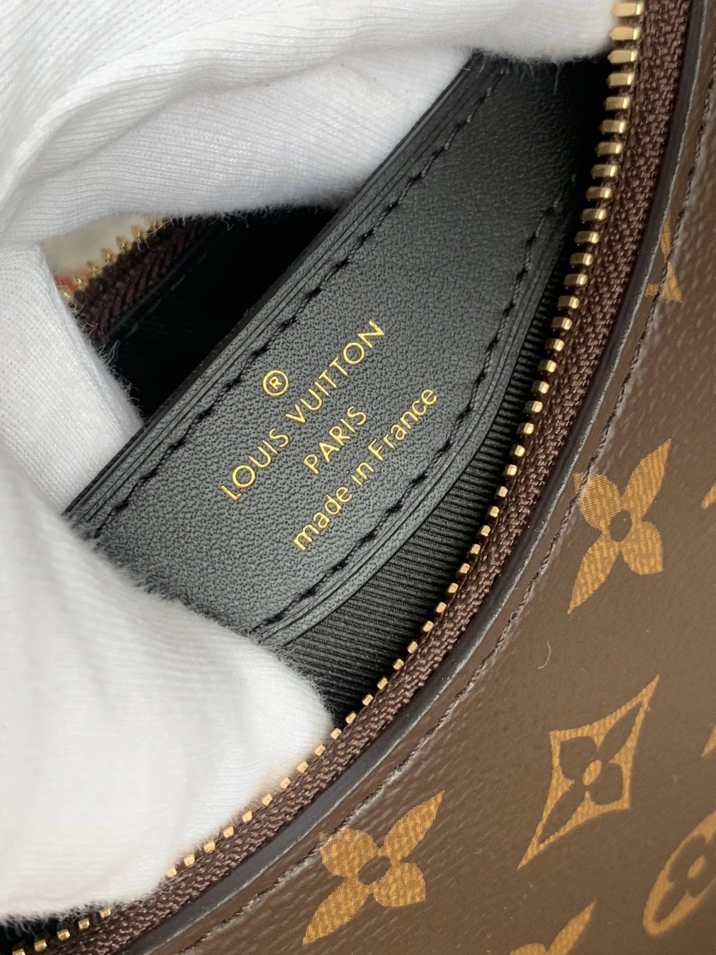 Black Boulogne Monogram Canvas Leather Bag Leather Crossbody Bag for Women